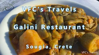 Galini Restaurant - Sougia Crete