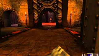 quake III SP Q3DM1 Hardcore