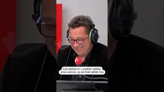 Laurent Gerra et Kad Merad en duo, avec Jean-Michel ça ne rime même pas !