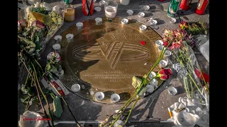 Eddie Van Halen Memorial in Hollywood, CA RIP EVH