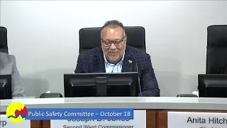 Public Safety Committee - October 18, 2022