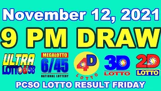 [SUMMARY] PCSO 9:00 PM Lotto Draw – November 12, 2021