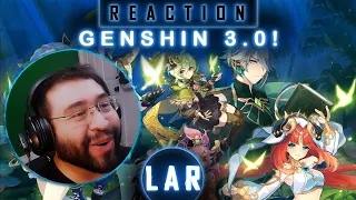 LAR Reaction to Version 3.0 "The Morn a Thousand Roses Brings" Trailer | Genshin Impact