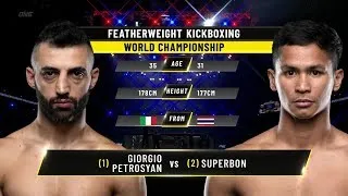Giorgio Petrosyan vs  Superbon Full Fight | One Championship
