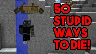 50 stupid ways to die in Minecraft - top 50 funny deaths Minecraft!