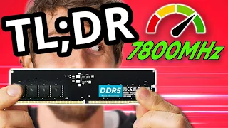 TL;DR - Does RAM Speed REALLY Matter?? (DDR5 Edition) - Linus Tech Tips