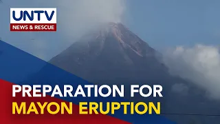 Some LGUs in Albay brace for possible eruption of Mayon Volcano