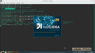 IntelliJ IDEA 14 Community Edition installation on Manjaro Linux 17.1 KDE Plasma Edition