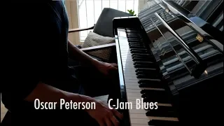 [Jazz solo pdf] Oscar Peterson - C-Jam Blues (piano transcription)