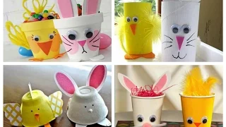 Easter Kids Crafts Ideas - Easter Bunny Crafts for Kids - Easter Chick Crafts for Kids