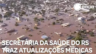 Secretária da Saúde do RS atualiza situação médica em meio à tragédia no estado