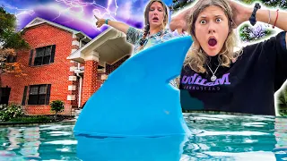 Exploring a SECRET HAUNTED POOL HOUSE! Is it the Pool Monster?