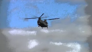 Chinook at IWM Duxford's The Battle of Britain Anniversary Air Show on 19/09/2015