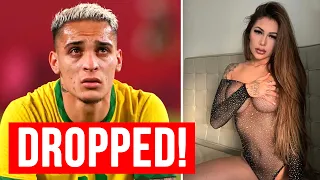 🚨😳 Antony withdrawn from Brazil squad amid evidence from ex-girlfriend | Man United News