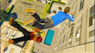 GTA 5 CRAZY Jumps/Falls Compilation #18 (GTA 5 Fails Funny Moments)