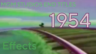 MGM STUDIOS END TITLES (1954) EFFECTS