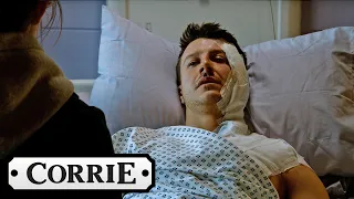 Daisy Visits Ryan in Hospital After the Acid Attack | Coronation Street