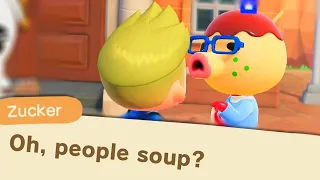 Zucker Wants PEOPLE Soup?? - Animal Crossing #Shorts