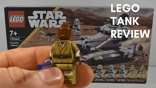 Lego 75342 Republic Fighter Tank REVIEW: Excellent minifigures, High Cost.