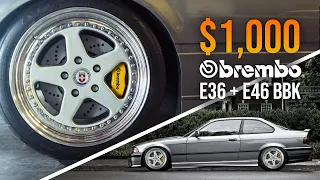 SUB $1000 Brembos! The Ultimate Budget Big Brake Kit (ALL FOUR!) for E36/E46 BMWs!