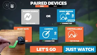 Pairing SBS speed/cadence sensor in Zwift