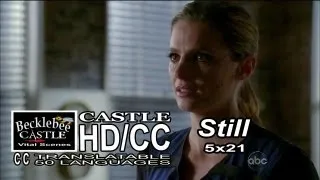 Castle 5x21 "Still" Beckett Tells Castle "I Love You" Calls Him Rick & Bids  Him Goodbye HD/CC/L-L