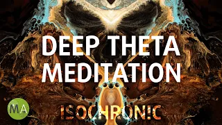 Deep Theta Meditation Relieve Stress, Anxiety 5-5.5Hz Isochronic Tones