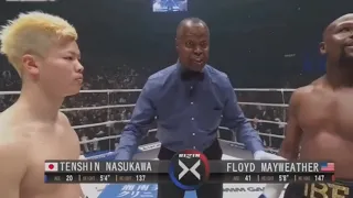 Floyd Mayweather vs Tenshin Nasukawa Full Fight TKO KO stoppage