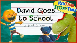 David Goes to School 🚌 a No David! Back to School Kids Book Read Aloud