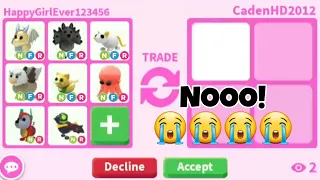 😱😭Nooo! I SPENT 20 MINUTES NEGOTIATING For This FOREVER IN GAME PET Then This HAPPENED😭 In Adopt Me!