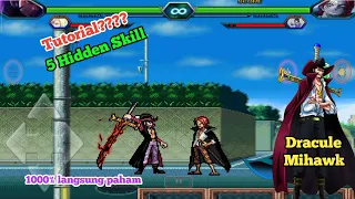 [TUTORIAL] 5 Hidden Skill Mihawk Mugen Apk Android 2023 | BVN , Bleach VS Naruto