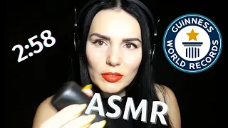 ASMR 100 TRIGGERS 2:58  WORLD RECORD