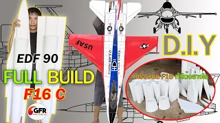 How to build F16 from start to finish ? / โชว์การสร้างเครื่องบิน F16 ตั้งแต่เริ่มต้นจนเสร็จ