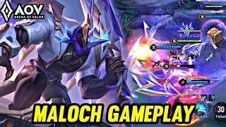 AOV : MALOCH GAMEPLAY | TO AGAINST AYA'S SUPPORT - ARENA OF VALOR LIÊNQUÂNMOBILE ROV