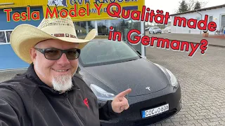 Tesla Experte prüft Nr. 2100 Model Y aus deutscher, laufender Produktion.