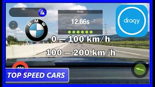 BMW 420d Coupe G22 Dragy acceleration 0-100/100-200 km/h - data review