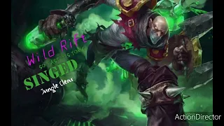 SO FAST ITS TOXIC - Wild Rift SINGED Jungle Clear