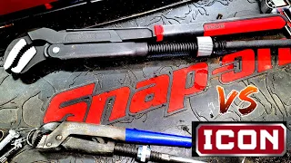 NEW ICON S-jaw VS Snap-on Pwz vs Williams pipe wrench Pliers My Choice will shock you!!