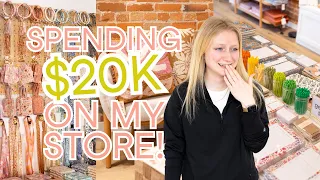 $20K of NEW PRODUCTS!! Watch me REDESIGN MY STATIONERY STORE to fit it all in!! DIML VLOG