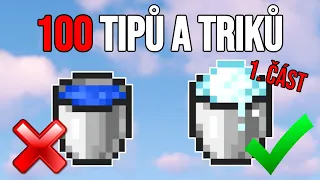 100 Nejlepších Tipů a Triků v Minecraftu! (1. část)