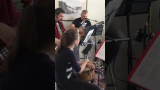 Palina Voitka and band UTRO Rehearsal (Tammerlan)