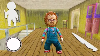 Playing as Chucky in Granny | Granny Mod Menu