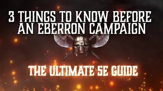 3 Things to Know Before an Eberron Campaign - Guide for D&D 5e