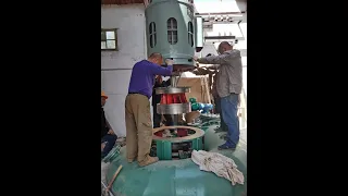 Vertical type Francis turbine generator integrated unit for mini hydropower plant easy installation
