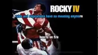 Hearts on Fire (Rocky 4) - Karaoke with Lyrics on Screen