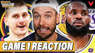Reaction to Nikola Jokic, Nuggets holding off LeBron & Lakers in NBA WCF Game 1 | Hoops Tonight