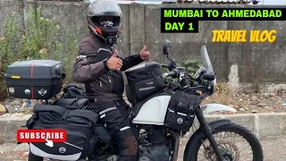 MUMBAI TO LADAKH SOLO DAY 1 | AHMEDABAD |  DOMINAR 400 | HIMALAYAN |LADAKH 2022