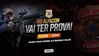 Prova da PF adiada - No AlfaCon Vai Ter Prova SIM! Saiba Mais com Evandro Guedes | AO VIVO