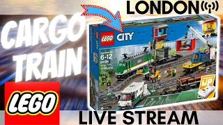 Building The LEGO CARGO TRAIN 60198 | LONDON i LIVE | Zavvi