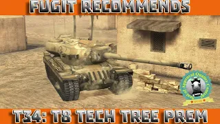 WOTB | FUGIT RECOMMENDS: The T34 T8 US Tech Tree Premium